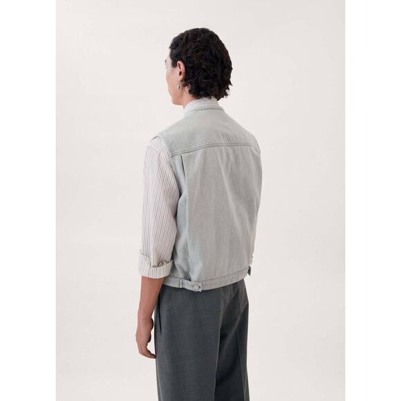 Lemaire Denim Vest Light Blue SS22 - Picture 1 of 6